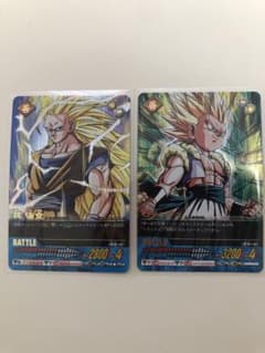 ドラゴンボールデータカードダス孫悟空・ゴテンクスセットのサムネイル