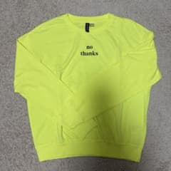 H&M DIVIDED ネオンイエロー スウェットのサムネイル