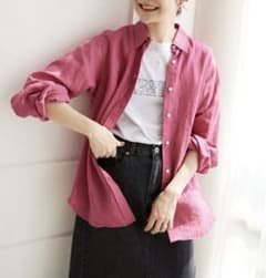 新品タグ付きSLOBE IENA European Linen レギュラーシャツのサムネイル