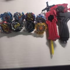 ベイブレード 8機 ランチャー グリップ セットのサムネイル