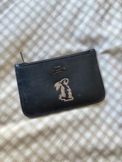 COACH フラグメントケース ウサギ刺繍 ブラックのサムネイル