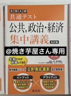 大学入試 共通テスト 公共・政治・経済 集中講義 改訂版のサムネイル