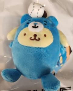 【新品タグ付】えふたん×サンリオキャラクターズ ぬいキーホルダー ポムポムプリン