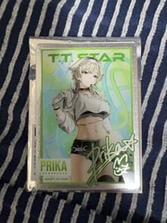 프리카 반짝이 아크릴 카드 NIKKE TT STAR