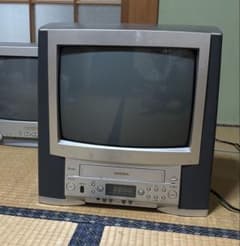 TOSHIBA テレビデオ J-14V1 ブラウン管テレビ 本体 - メルカリ