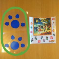 スティッチ 足跡ステッカーのサムネイル