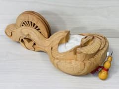 珍品 坪源 香琳 未完成仕上 墨壺 墨壷 墨坪 墨つぼ 大工道具 墨ツボ