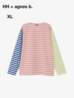 アニエスベー × ヘリーハンセンHH × agnes b. ボーダーTシャツXL