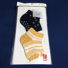 UNIQLO ベビー ソックス 2足セット 9-12cmのサムネイル