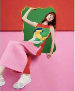 pleats please プリーツプリーズ 一乗ひかる コラボ　ワンピース 新品】pleats please プリーツプリーズ 一乗ひかる ワンピース