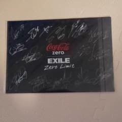 非売品 コカ・コーラ ゼロ●exile クリアファイルのサムネイル
