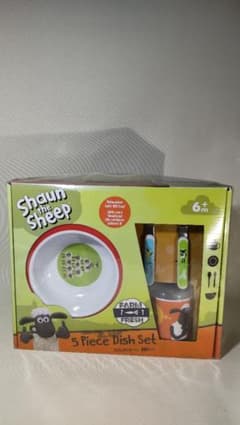 ひつじのショーン　ベビー食器セット　新品未使用のサムネイル