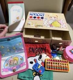当時物　昭和レトロ 雑貨 まとめ売り なかよし　全プレ　スヌーピー　小物入れのサムネイル