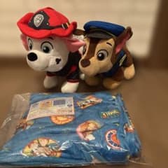 パウパトロール ぬいぐるみ・ブランケット 3点セット
