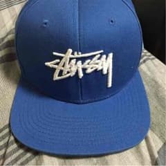 stussy キャップ 青のサムネイル