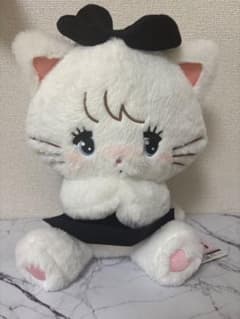 mikko ブラックリボンBIGぬいぐるみ