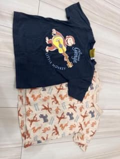 おさるのジョージTシャツ 2枚セット 100cmのサムネイル
