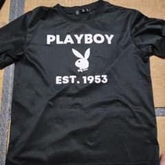 PLAYBOY ブラック Tシャツ EST. 1953のサムネイル
