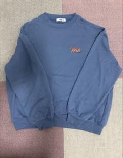 WEGO Est 1998 バックプリント スウェット ブルーのサムネイル