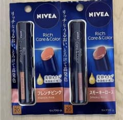 ニベア リッチケア＆カラーリップ フレンチピンク・スモーキーローズ 2gのサムネイル