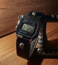 CASIO A158WA-1JH チプカシ クロムエクセルレザー カスタム - メルカリ