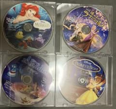 美品】ディズニープリンセス 4作品 MovieNEX DVDのみ - メルカリ
