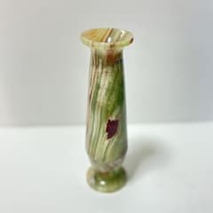 オニキス製花瓶 天然石 専用ケース付 - メルカリ