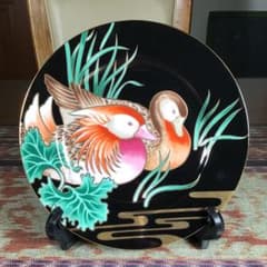 フィッツ&フロイド 『Mandarin Marsh』 中皿 皿立て付き - メルカリ