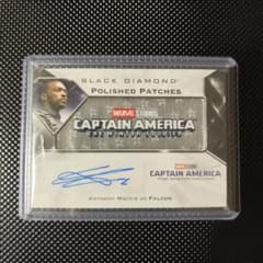 アンソニーマッキー　サインカード MARVEL アンソニー・マッキー パッチサインカード 25シリカード - メルカリ