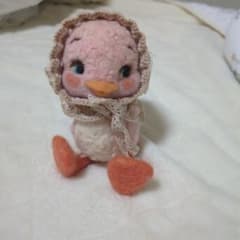 羊毛フェルト レトロな ひよこ 人形のサムネイル