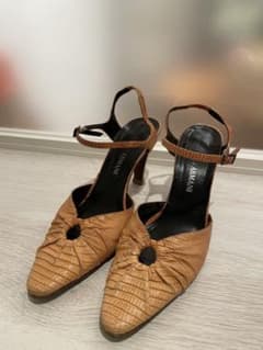 GIORGIO ARMANI サンダル　ストラップ 8cmヒール　23.5cmのサムネイル