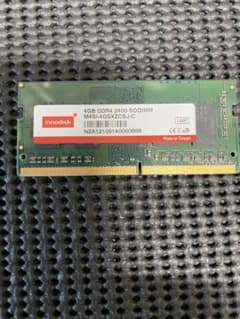 innodisk 4GB DDR4 2400 SODIMM メモリー② - メルカリ
