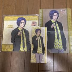 テニプリ JWORLD ミニタオル メモ帳 下敷き 幸村精市 眼鏡 セット
