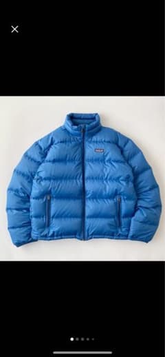 Patagonia 00s ダウンジャケット 青色のサムネイル
