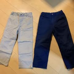 GUキッズパンツ　2枚組　120㎝のサムネイル