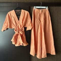 美品】MYLAN マイラン リネン セットアップ - メルカリ