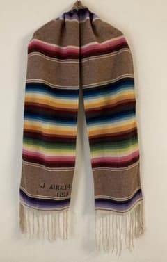 美品】J.AUGUR DESIGN USA マルチカラーマフラー - メルカリ