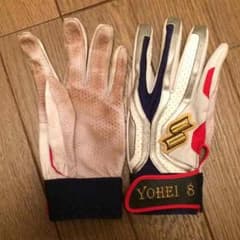 大島選手使用バッティング手袋のサムネイル
