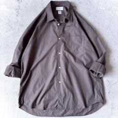 25SS UR× トーマスメイソン XLコットンタイプライター 長袖シャツ 茶