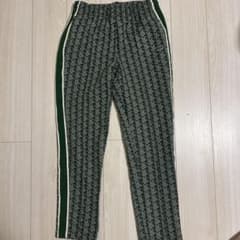 【正規品】LACOSTE 総柄 ジョガーパンツ グリーン