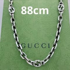 88センチGUCCI ネックレス　インターロッキング　チェーンのサムネイル