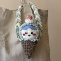 ちいかわおすわりぬいぐるみ用 着せ替え ぬい服 ハンドメイド アイスのサムネイル