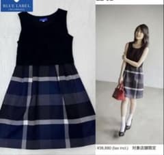 BLUE LABEL CRESTBRIDGE ノースリーブワンピース36 - メルカリ
