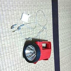 懐中電灯とステレオイヤホンとゲームカードホルダーのセットのサムネイル