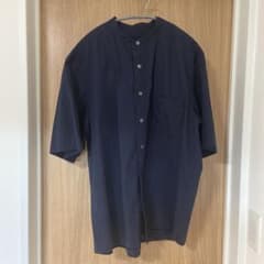 SOPHNET. ネイビー ボタン付きシャツ Mのサムネイル