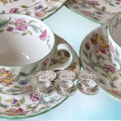 MINTON Haddon Hall トリオ カップ＆ソーサ プレートケーキ皿 - メルカリ
