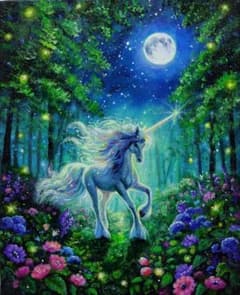 琥*ん様 【ユニコーン】アクリル画 F3 風景画 絵画 零*様 【ユニコーン】アクリル画 F3 風景画 絵画 - メルカリ