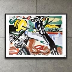 額装済/The Sower 1985（ロイ リキテンスタイン）/アートポスター 額装済/The Sower 1985（ロイ リキテンスタイン）/アートポスター