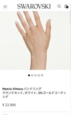 Matrix Vittore バンドリング 18Kゴールドコーティング - メルカリ