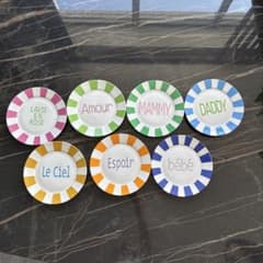 【新品/未使用】ポーセラーツ/マルチカラー皿7枚セット 新品/未使用】ポーセラーツ/マルチカラー皿7枚セット - メルカリ